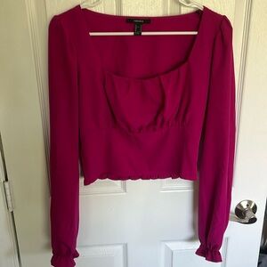 Forever 21 long sleeve part top